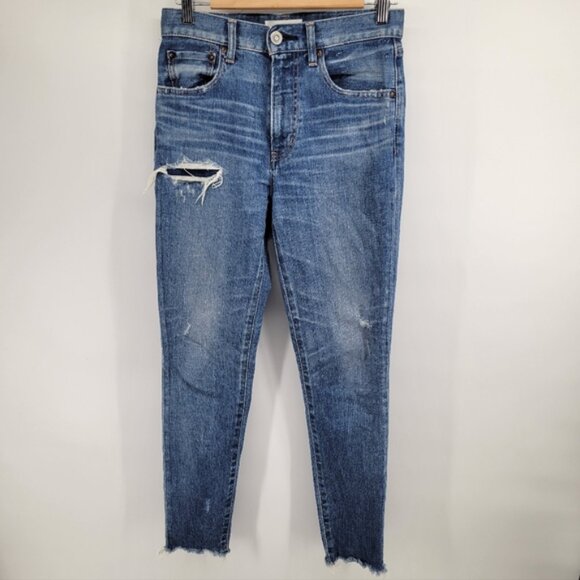 Moussy Vintage Women's Blue Hammond High Rise Skinny Jeans Pants Size 26 - Picture 4 of 11